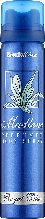 Dezodorant do ciała w sprayu - BradoLine Madlene Royal Blue Perfumed Body Spray — Zdjęcie N1