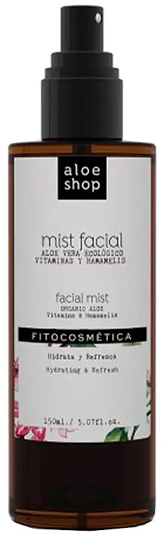 Organiczna mgiełka do twarzy z aloesu, marakui i płatków owsianych - Aloe Shop Facial Mist — Zdjęcie N1