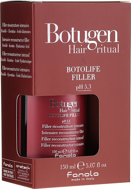 Wypełniacz do rekonstrukcji włosów - Fanola Botugen Hair System Botolife Filler — фото N3