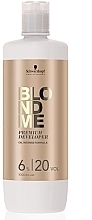 Kremowy utleniacz do włosów blond 6% - Schwarzkopf Professional Blondme Premium Developer 6% — Zdjęcie N2