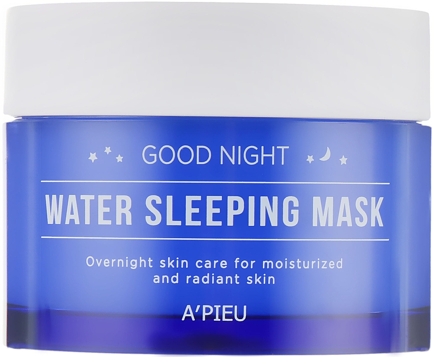Nawilżająca maseczka do twarzy na noc - A'pieu Good Night Water Sleeping Mask — Zdjęcie N1