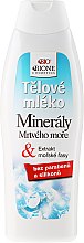 Nawilżające mleczko do ciała z minerałami z Morza Martwego - Bione Cosmetics Dead Sea Minerals Nourishing Body Lotion — Zdjęcie N1