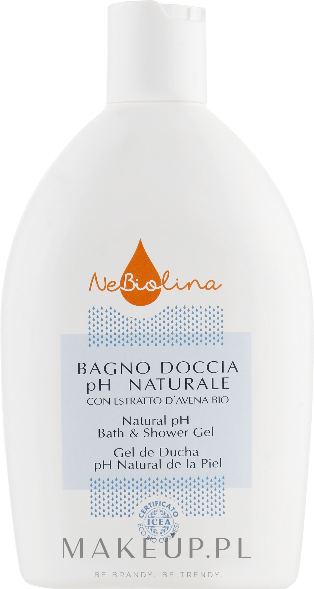 Żel pod prysznic - Nebiolina Natural pH Bath & Shower Gel — Zdjęcie 500 ml