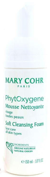 Delikatny mus oczyszczający do twarzy - Mary Cohr Phytoxygene Soft Cleansing Foam Salon — Zdjęcie N1