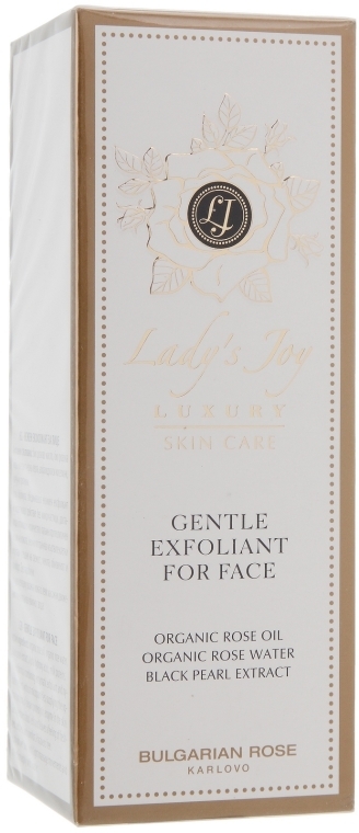 Delikatny eksfoliant do twarzy - Bulgarian Rose Lady’s Joy Luxury Gentle Exfoliant For Face — Zdjęcie N1