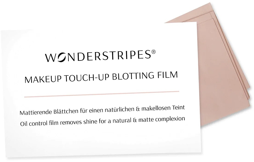 Matujące chusteczki do twarzy - Wonderstripes Touch-up Blotting Film — Zdjęcie N2