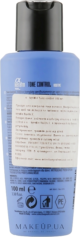 Środek barwiący - Selective Professional Alpha Keratin Tone Control — Zdjęcie N2