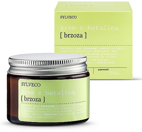 Krem do twarzy z betuliną Brzoza - Sylveco Face Cream Birch — Zdjęcie N1