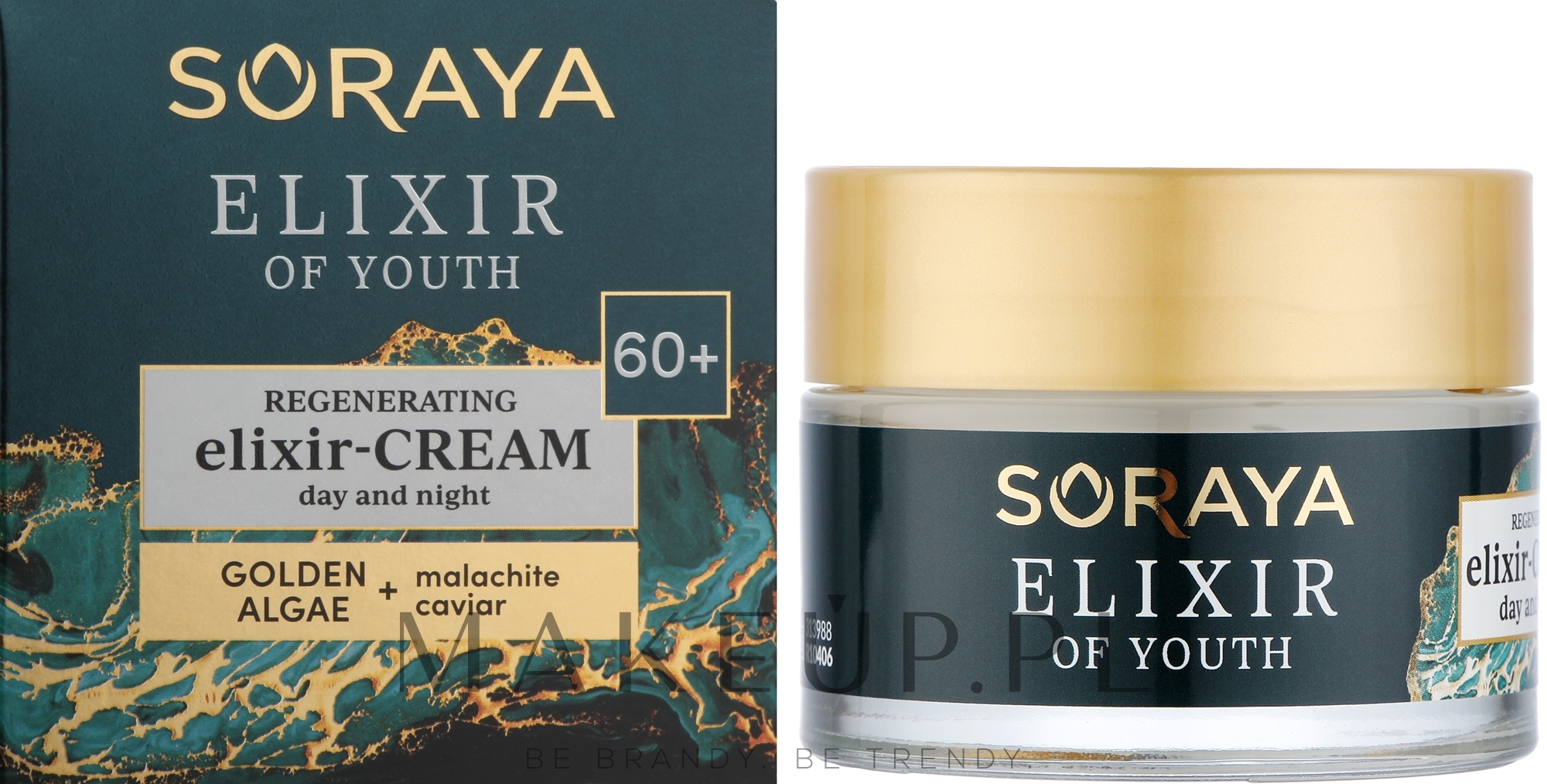 Regenerujący krem-eliksir do twarzy na dzień i na noc 60+ - Soraya Youth Elixir — Zdjęcie 50 ml