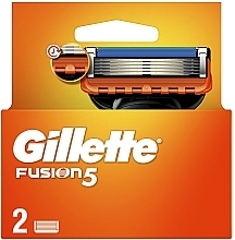 Wymienne wkłady do maszynki, 2 szt. - Gillette Fusion — Zdjęcie N1
