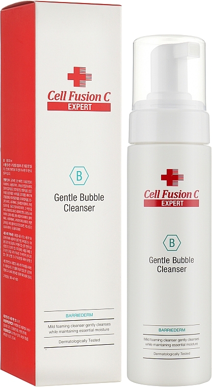 Delikatna pianka oczyszczająca do skóry suchej - Cell Fusion C Expert Gentle Bubble Cleanser — Zdjęcie N2