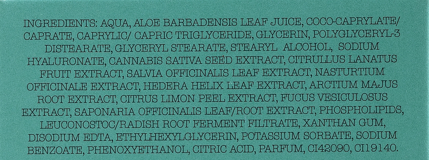 Krem do twarzy na dzień z kwasem hialuronowym i CBD - London Botanical Laboratories Hyaluronic Acid + CBD Molecular Moisture Surge Hyaluronic Acid Day Cream — Zdjęcie N3