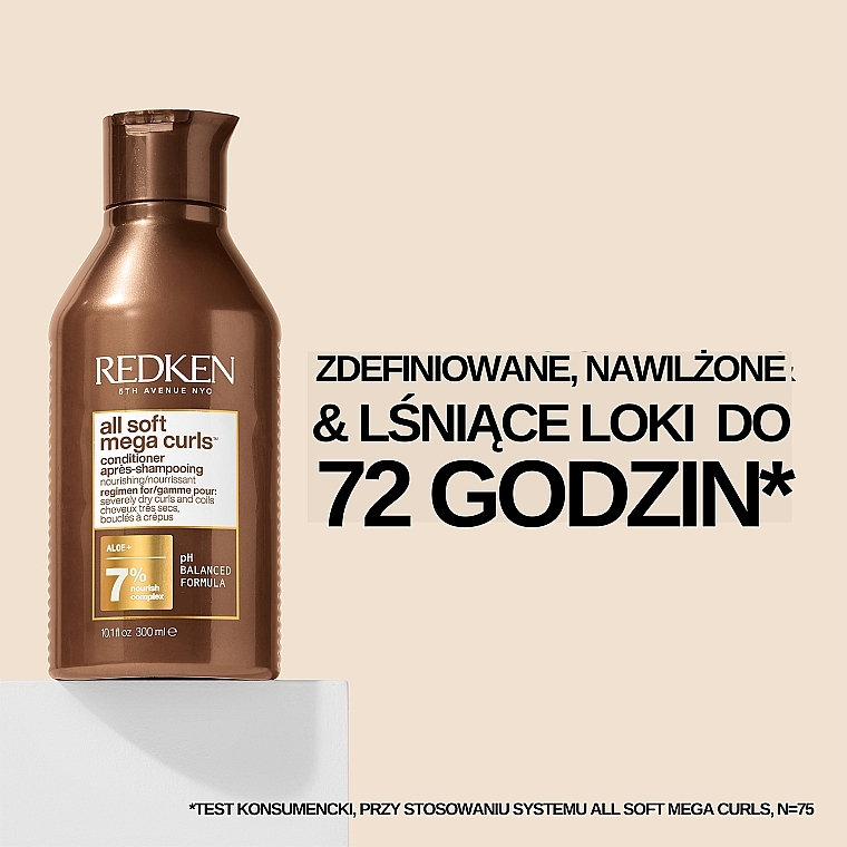 Odżywka do bardzo suchych i kręconych włosów - Redken All Soft Mega Curls Conditioner — Zdjęcie N5