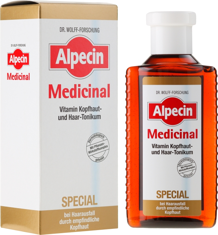 Tonik do wrażliwej skóry głowy - Alpecin Medicinal Special Vitamin Scalp And Hair Tonic — Zdjęcie N1