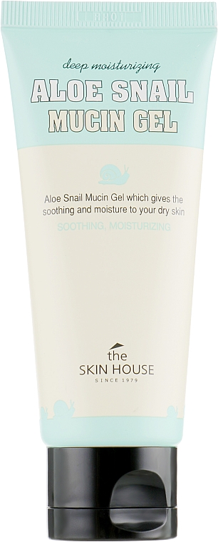 Żel do twarzy z aloesem i mucyną ślimaka - The Skin House Aloe Snail Mucin Gel — Zdjęcie N2