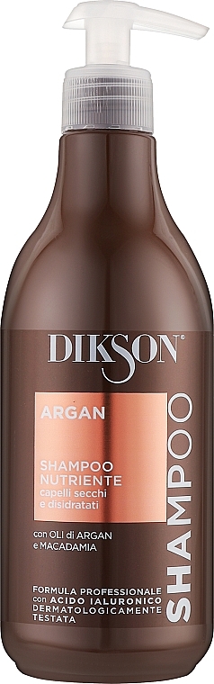 Odżywczy szampon do włosów - Dikson Argan Nourishing Shampoo — Zdjęcie N1