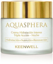 Kup Nocny intensywnie nawilżający krem o potrójnym działaniu - Keenwell Aquasphera Moisturizing Cream Night