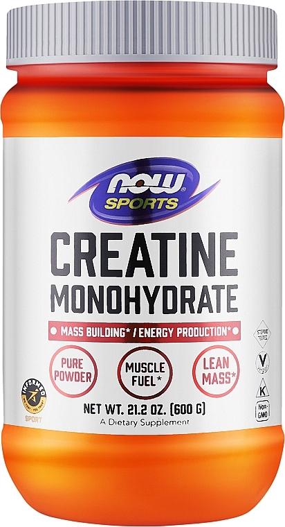 Kreatyna w proszku - Now Foods Creatine Monohydrate Pure Powder — Zdjęcie N2