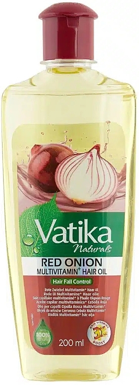 Olejek do włosów z czerwonej cebuli - Dabur Vatika Red Onion Hair Oil — Zdjęcie N1