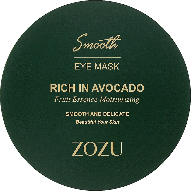 Hydrożelowe płatki pod oczy z ekstraktem z awokado i olejem rycynowym - Zozu Rich In Avocado Eye Mask — Zdjęcie N1