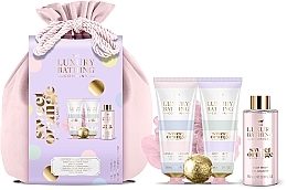 Kup Zestaw - Grace Cole The Luxury Bathing Weekend Essentials Set (b/cr/50 ml + h/cr/50 ml + bath/bomb/50 g + sh/gel/100 ml) 