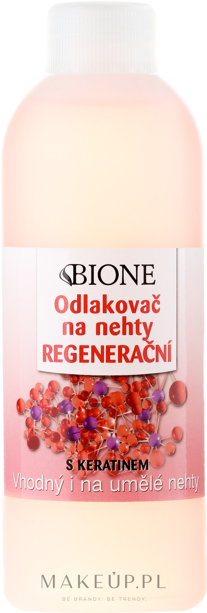 Zmywacz do paznokci - Bione Cosmetics Regenerative Nail Polish Remover — Zdjęcie 200 ml