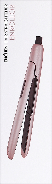 Prostownica do włosów - Enchen Hair Curling Iron Enrollor Pink/White EU — Zdjęcie N2