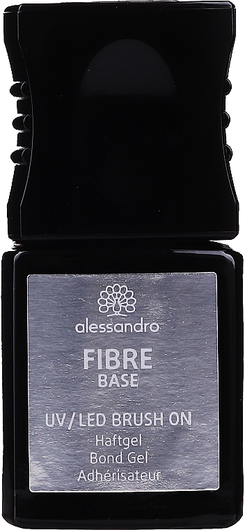 Baza pod lakier do paznokci z włókna szklanego - Alessandro International UV/LED Brush On Fiber Base — Zdjęcie N1