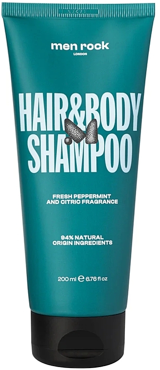 Szampon do włosów i ciała - Men Rock Hair And Body Shampoo — Zdjęcie N1