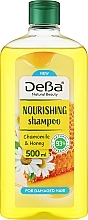 Kup Odżywczy szampon z ekstraktem z rumianku i miodem do włosów zniszczonych - DeBa Nourishing Shampoo Chamomille & Honey