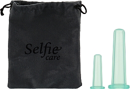 Kup Silikonowe bańki do masażu twarzy 2 szt., zielone - Selfie Care
