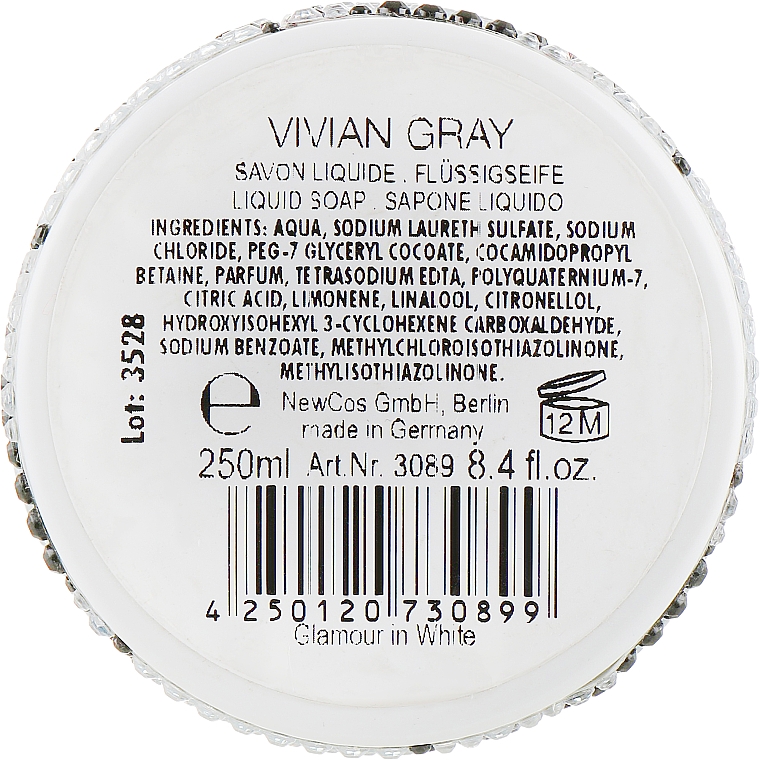 Mydło w płynie do rąk - Vivian Gray Glamour In White Soap — Zdjęcie N2