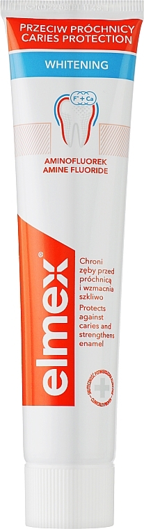 Wybielająca pasta do zębów przeciw próchnicy - Elmex Caries Protection Whitening Toothpaste — Zdjęcie N1