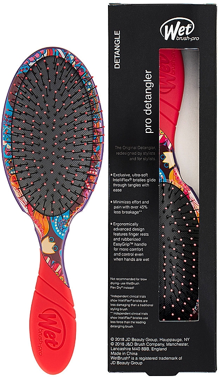 Szczotka do włosów - Wet Brush Pro Detangler Free Sixty Paisley — Zdjęcie N4