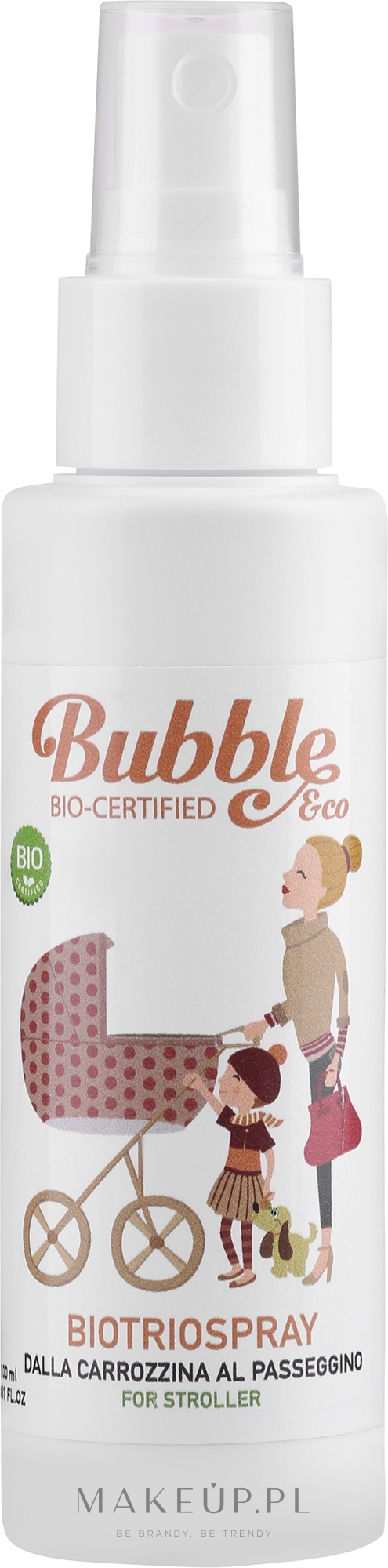 Naturalny spray do wózków, fotelików samochodowych i odzieży - Bubble&Co Biotrio Spray — Zdjęcie 100 ml
