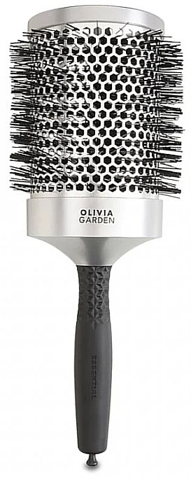 Szczotka termiczna, 85 mm - Olivia Garden Essential Blowout Classic Silver — Zdjęcie N1