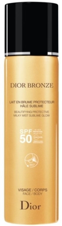 Przeciwsłoneczne mleczko w mgiełce SPF 50 - Dior Bronze Beautifying Protective Milky Mist Sublime Glow — Zdjęcie N1