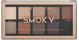 Kup Paletka cieni do powiek - Profusion Cosmetics Smoky 10 Shade Multi-Finish Eyeshadow Palette