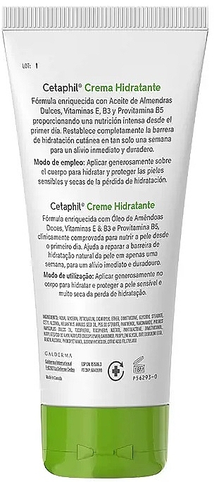 Nawilżający krem do twarzy i ciała - Cetaphil Hidratante Cream — Zdjęcie N2