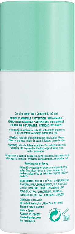 Elizabeth Arden Green Tea Deodorant Spray - Perfumowany dezodorant w sprayu — Zdjęcie N2