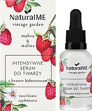 Intensywne serum do twarzy - NaturalME Vintage Garden Malwa & Raspberry Moisturizing & Firming Intensive Face Serum — Zdjęcie N2