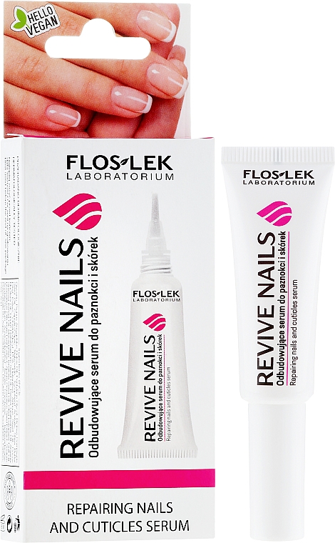 Odbudowujące serum do paznokci i skórek - Floslek — Zdjęcie N1