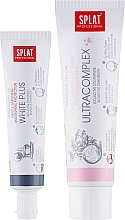 Kup Zestaw Ultracomplex+ White Plus - SPLAT Professional (toothpast/100ml + toothpast/40ml)