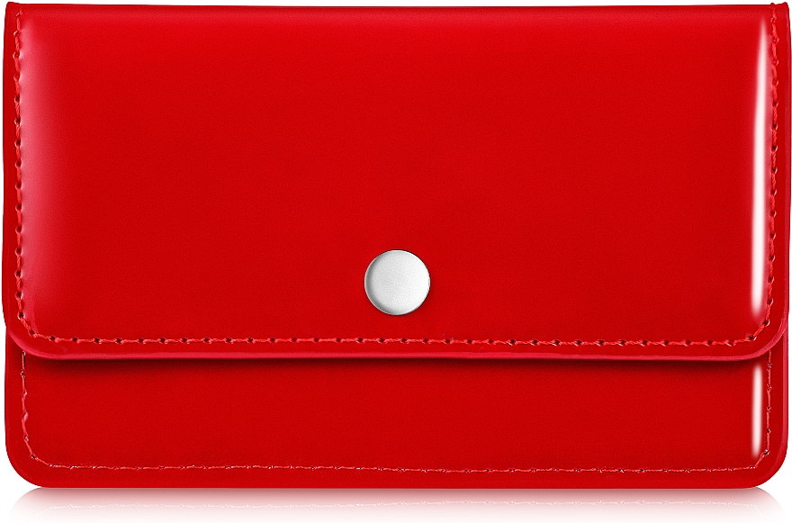 Etui na karty, czerwone lakierowane Elegant Red - MAKEUP — Zdjęcie N1