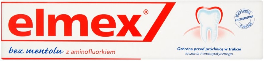 Pasta do zębów bez mentolu z aminofluorkiem - Elmex Menthol-Free Toothpaste — Zdjęcie N1
