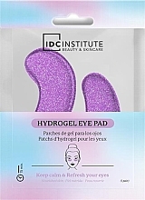 Hydrożelowe płatki pod oczy z brokatem - IDC Institute Glitter Hydrogel Eye Pad Purple — Zdjęcie N1