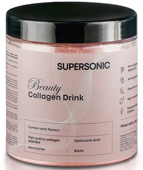 Napój kolagenowy, porzeczkowo-miętowy - Supersonic Beauty Collagen Drink — Zdjęcie N1