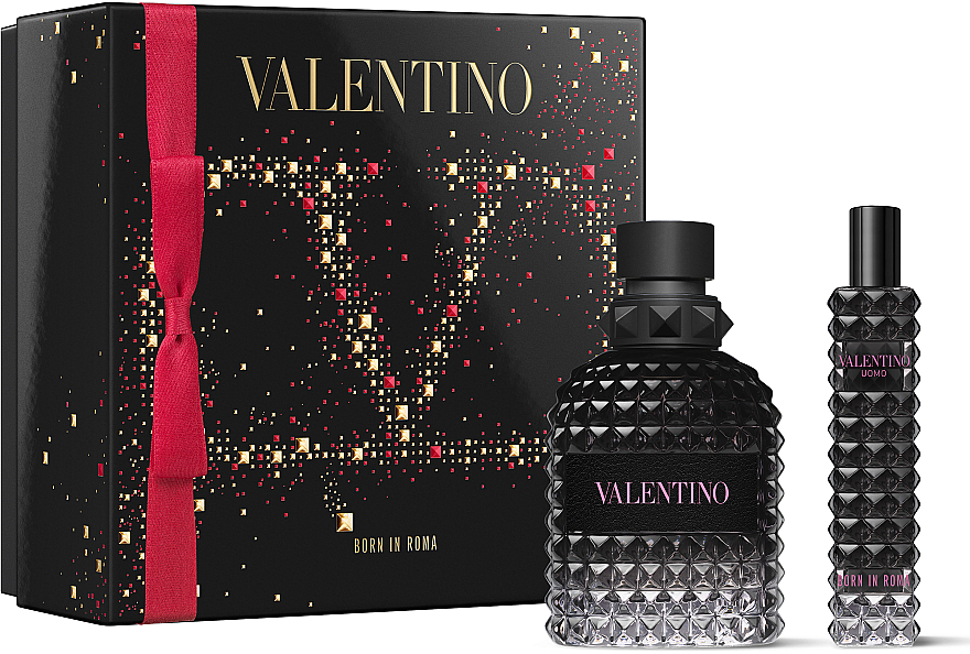 Valentino Uomo Born In Roma - Zestaw (edt 50 ml + edt 15 ml) — Zdjęcie N1