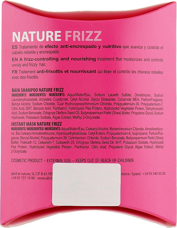 Zestaw Stop Frizz - Abril et Nature Nature Frizz (shm/30ml + mask/30ml) — Zdjęcie N3