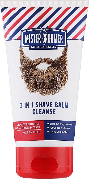 Oczyszczający krem do golenia 3 w 1 - Mellor & Russell Mister Groomer 3 In 1 Shave Cream Cleanse — Zdjęcie N1
